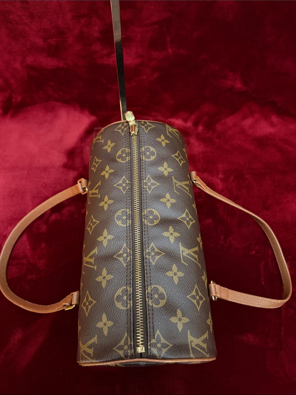 Louis Vuitton Papillon 26 Monogram Canvas Barrel Shoulder Bag Vintage EUC 🤎✨ - Picture 6 of 10